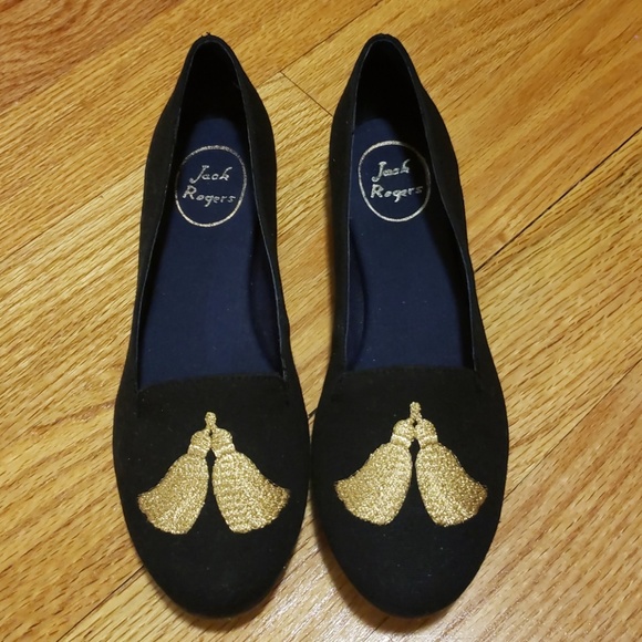 Jack Roger's black tassel loafers 7.5 - Picture 1 of 3